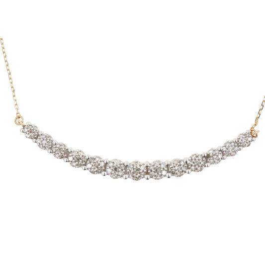 COLLAR MEDIO DIAMANTES
