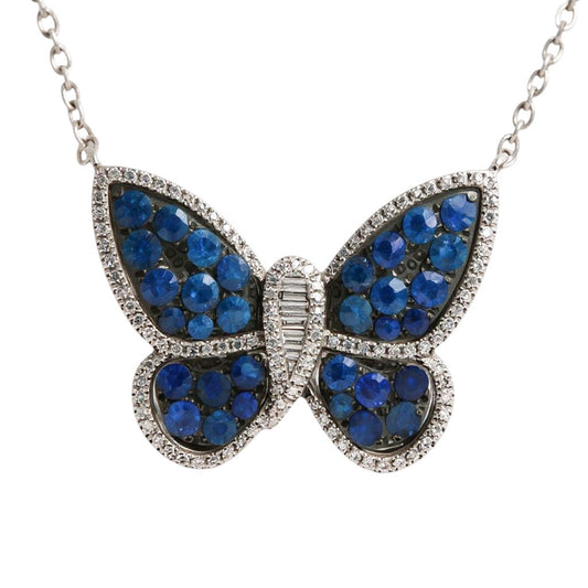 COLLAR MARIPOSA ZAFIRO