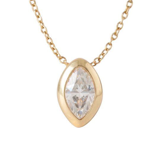 COLLAR SOLITARIO BISEL
