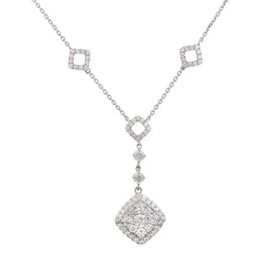 COLLAR ROMBO DIAMANTES