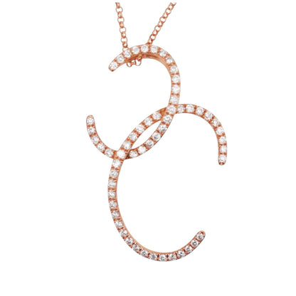 COLLAR ORO ROSA "C"