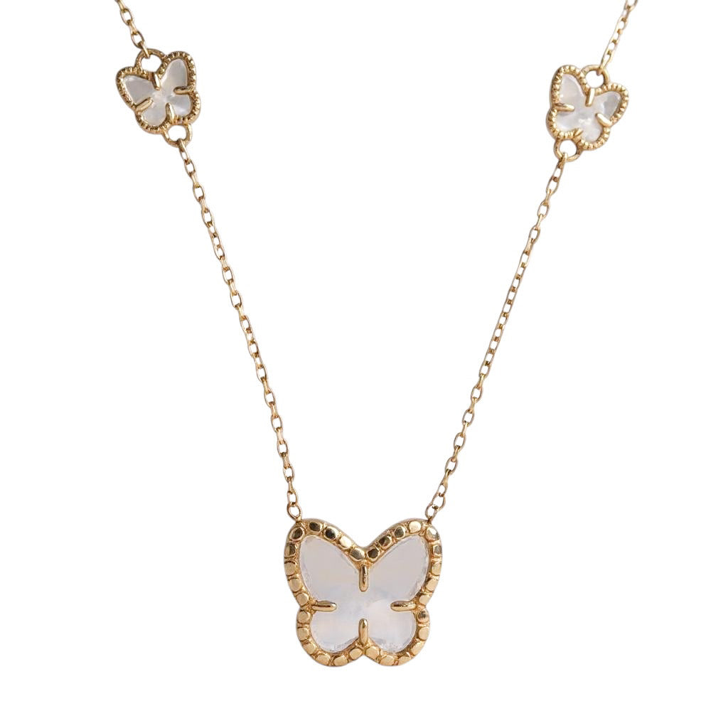 COLLAR MARIPOSA MADRE PERLA