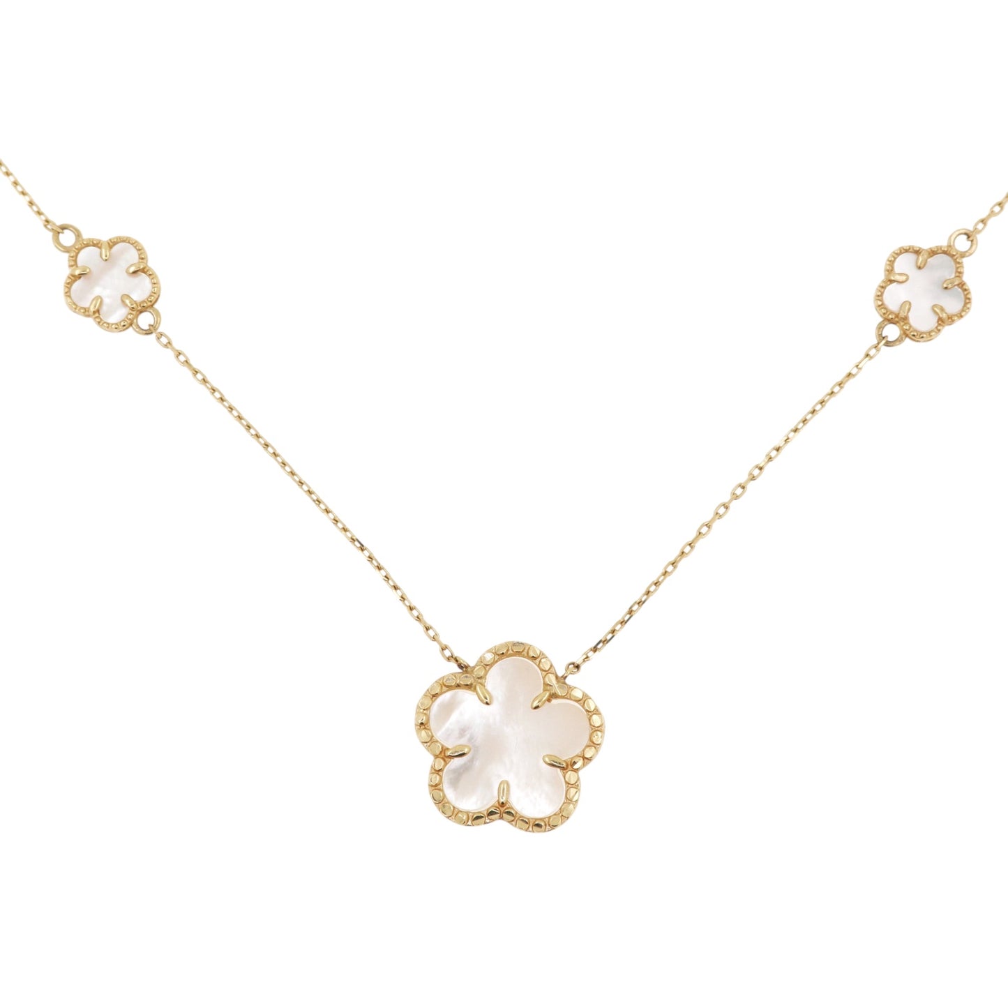 COLLAR FLOR MADRE PERLA
