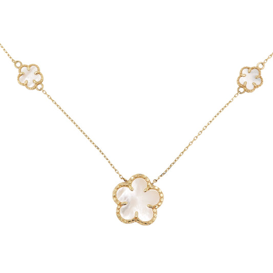 COLLAR FLOR MADRE PERLA