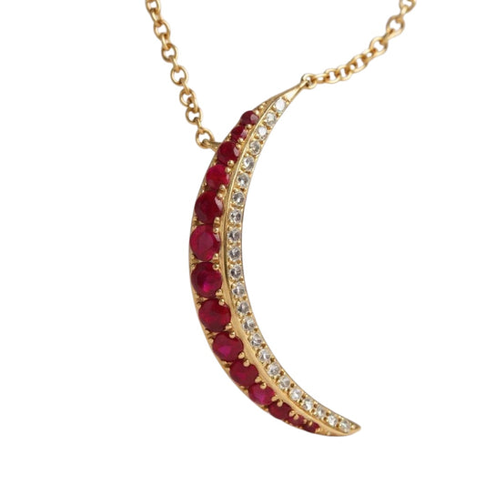 COLLAR LUNA RUBI