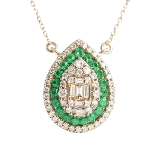 COLLAR GOTA ESMERALDA
