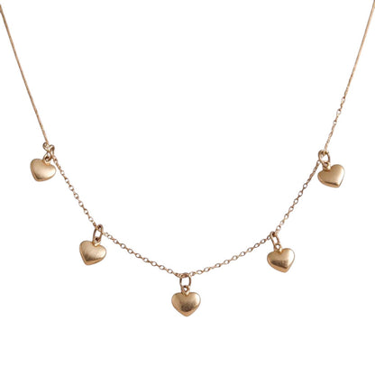 COLLAR CORAZONES COLGANTES