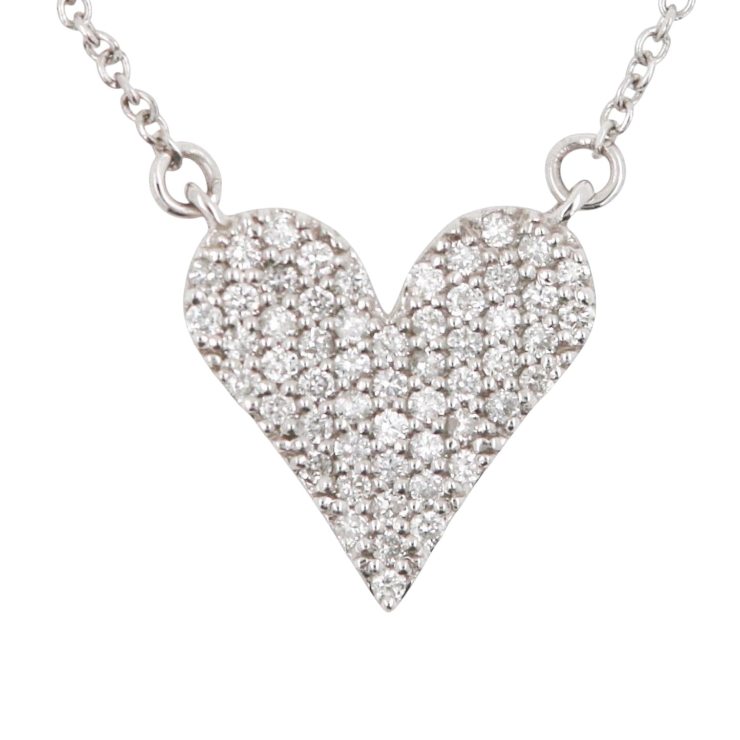 COLLAR CORAZON DIAMANTES