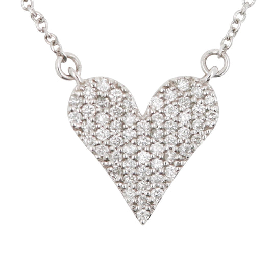 COLLAR CORAZON DIAMANTES
