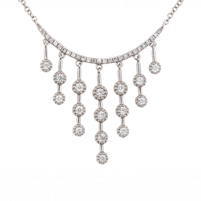 COLLAR COLGANTE ORO BLANCO
