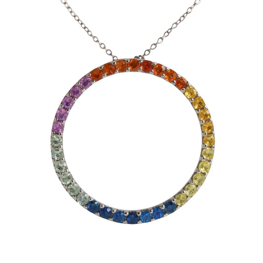 COLLAR CIRCULO RAINBOW