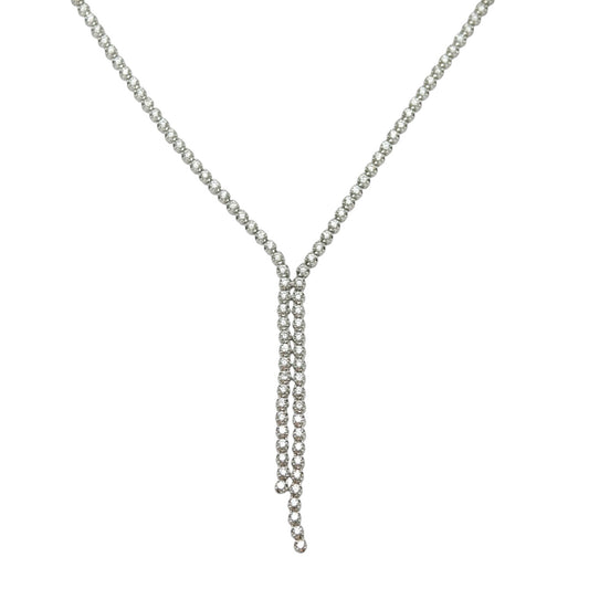 COLLAR CASCADA DIAMANTES