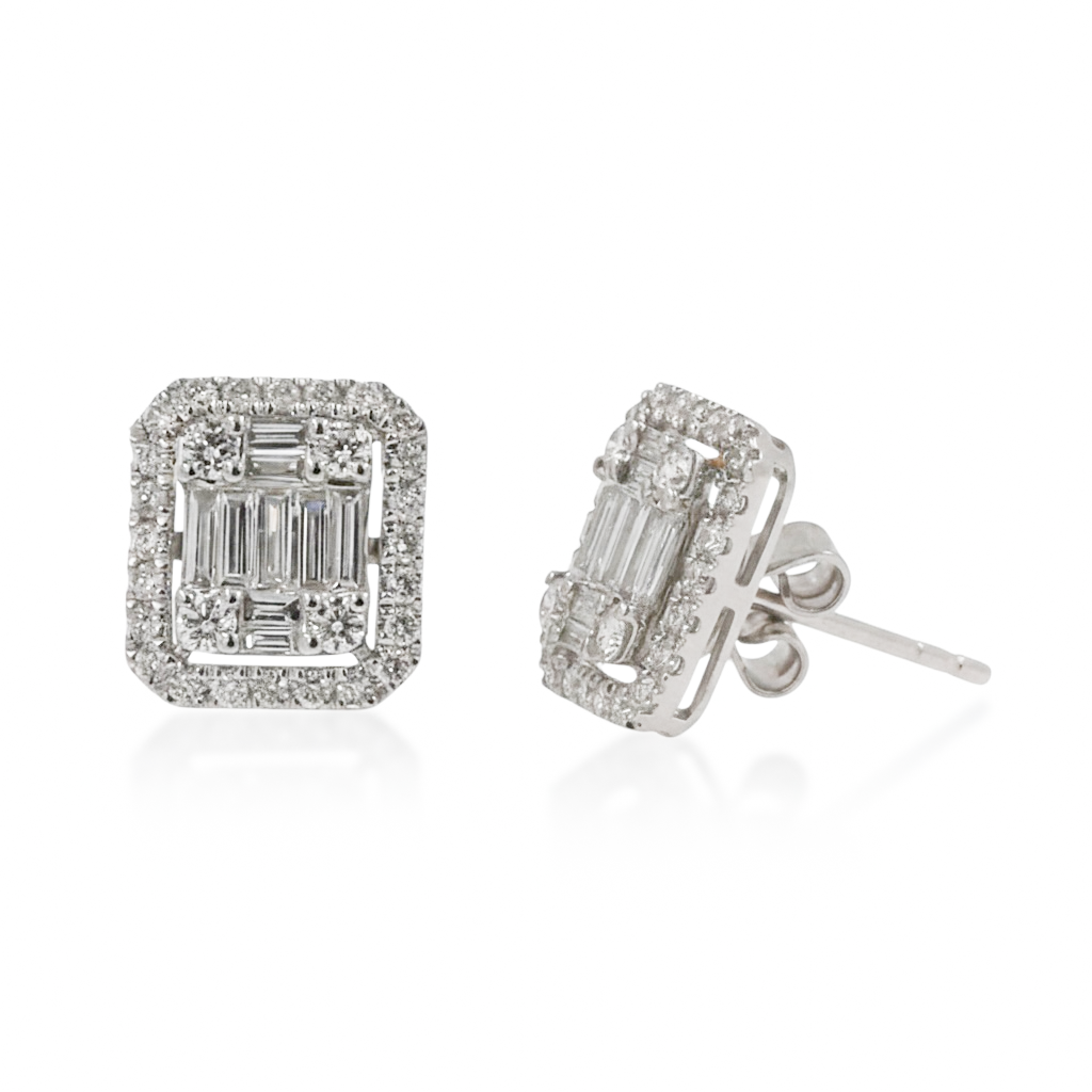 ARETES RECTANGULARES DIAMANTES