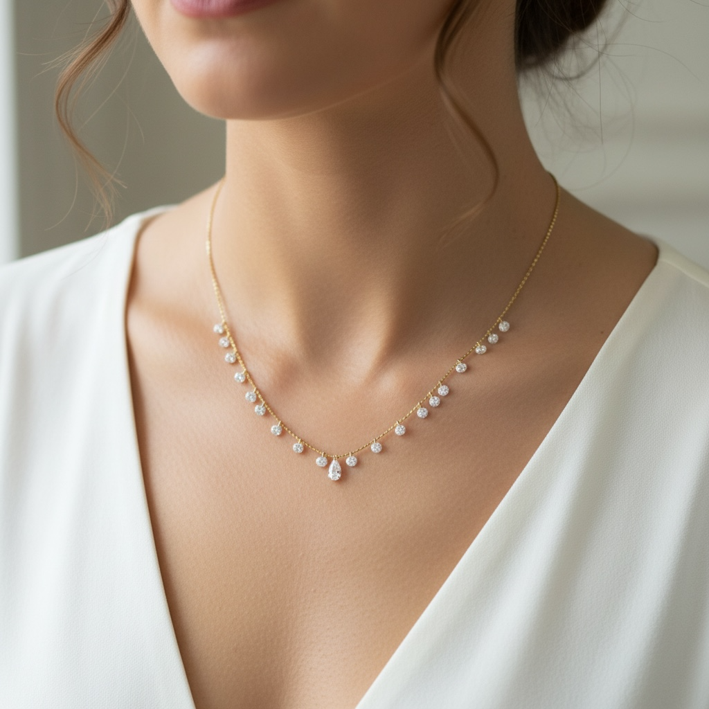 COLLAR DIAMANTES LAB GROWN