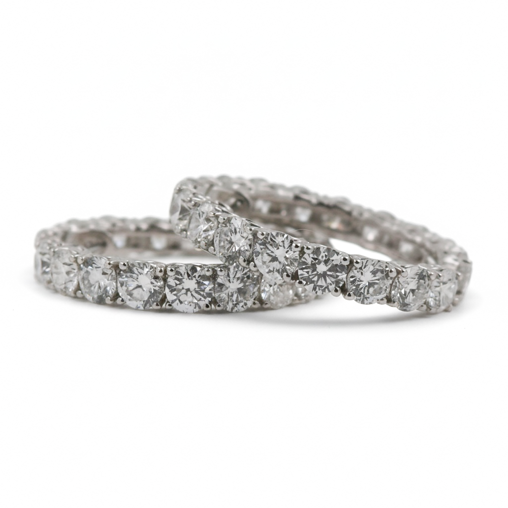 ARRACADAS DIAMANTES LAB GROWN