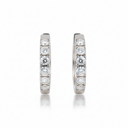 ARRACADAS DIAMANTES LAB GROWN