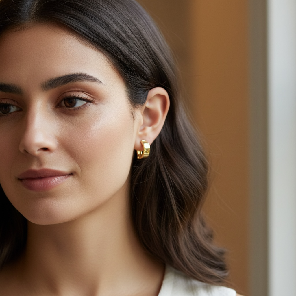 ARRACADAS ORO CITRINO