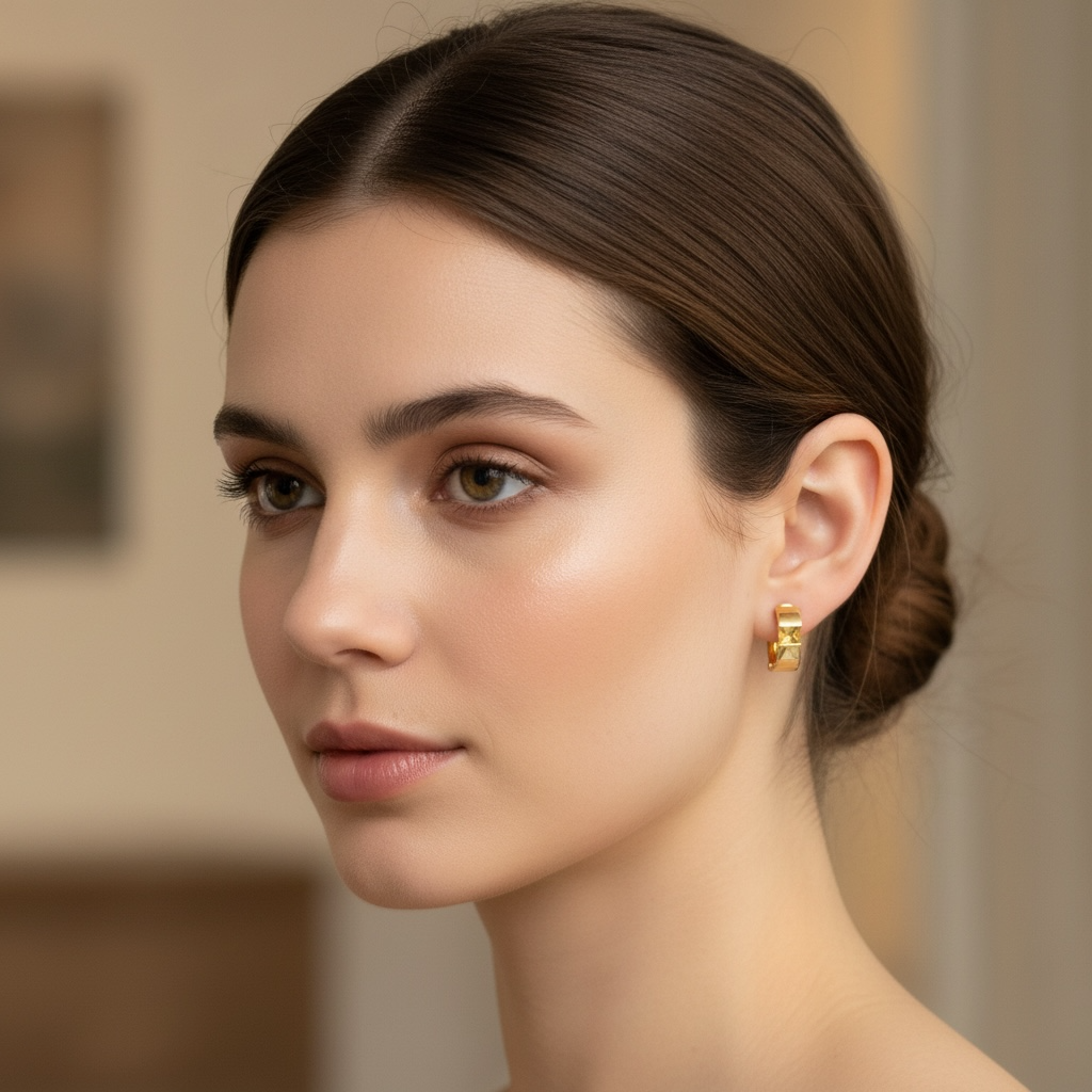 ARRACADAS ORO CITRINO