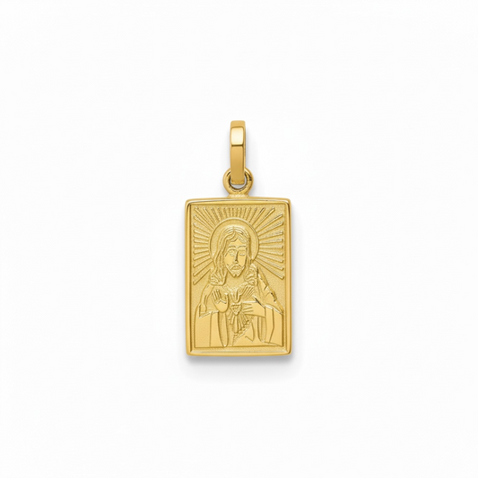 MEDALLA ESCAPULARIO ORO