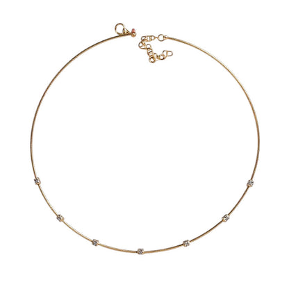 COLLAR ARO CON DIAMANTES