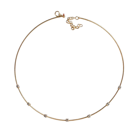COLLAR ARO CON DIAMANTES