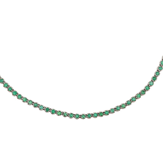 COLLAR - CHOKER TENNIS ESMERALDA