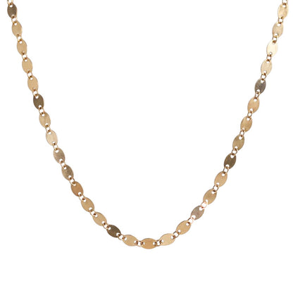 COLLAR - CHOKER OVALES ORO