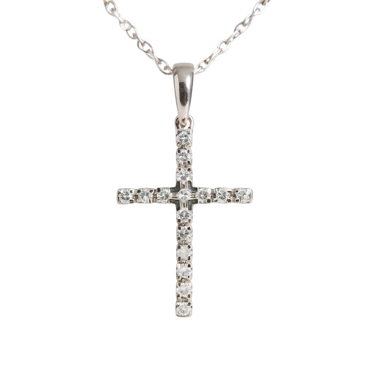 CRUZ ORO BLANCO DIAMANTES