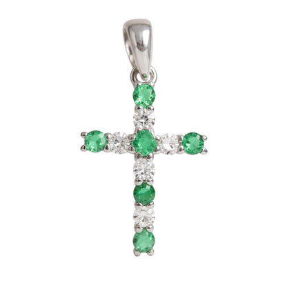 CRUZ ORO BLANCO ESMERALDA