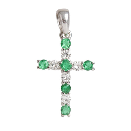 CRUZ ORO BLANCO ESMERALDA