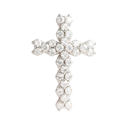 CRUZ ORO BLANCO DIAMANTES