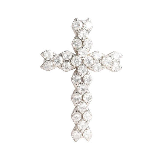 CRUZ ORO BLANCO DIAMANTES