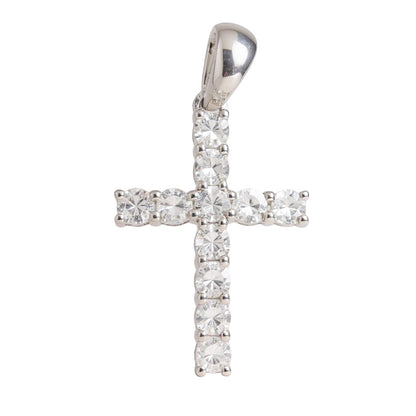 CRUZ ORO BLANCO DIAMANTES
