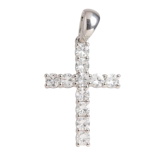 CRUZ ORO BLANCO DIAMANTES