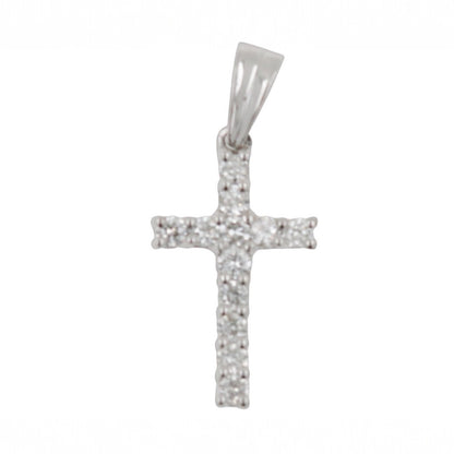 CRUZ ORO BLANCO DIAMANTES