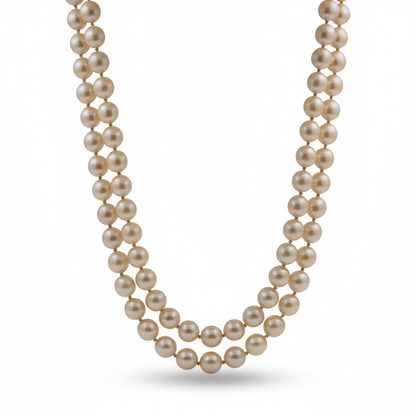 COLLAR LARGO PERLAS