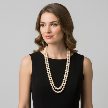 COLLAR LARGO PERLAS