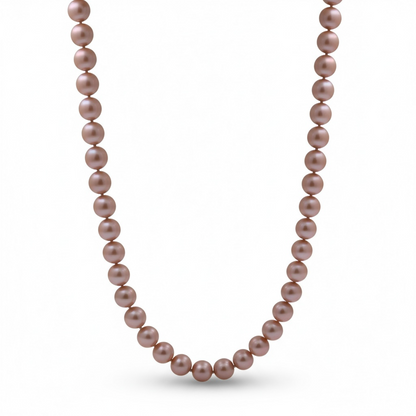 COLLAR PERLAS ROSAS