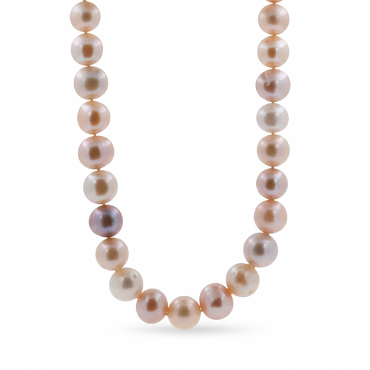 COLLAR PERLAS ROSAS