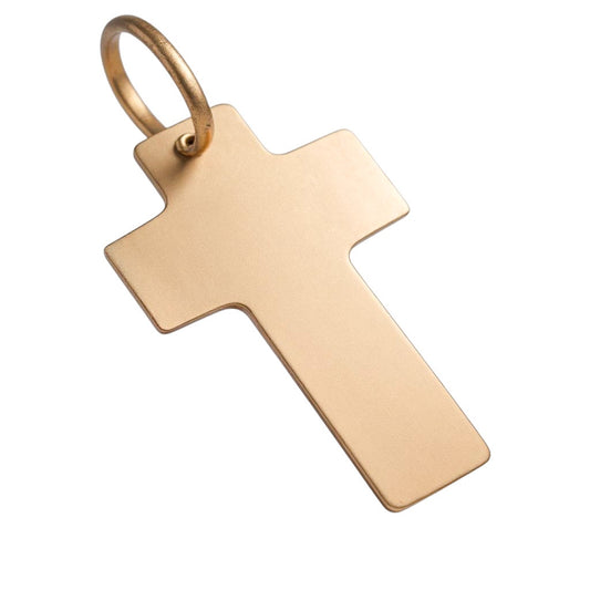 CRUZ ORO ALARGADA