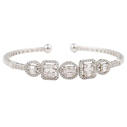 BANGLE MULTISHAPE DIAMANTES