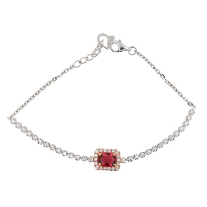 PULSERA TENNIS TURMALINA