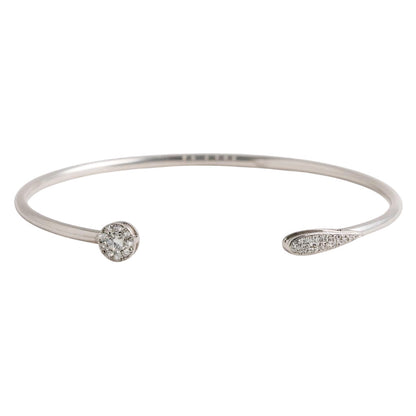 PULSERA RIGIDA ORO BLANCO