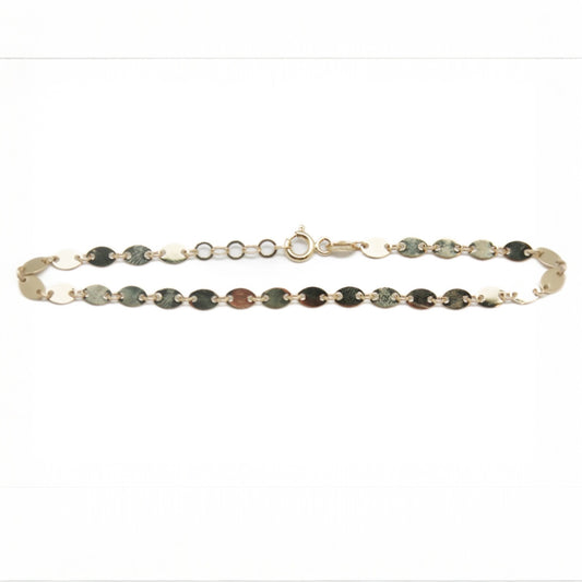 PULSERA OVALES ORO