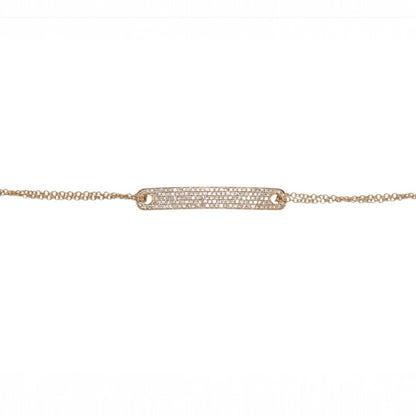 PULSERA BARRA DIAMANTES