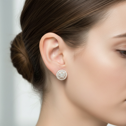 ARETES CIRCULO BAGUETTES