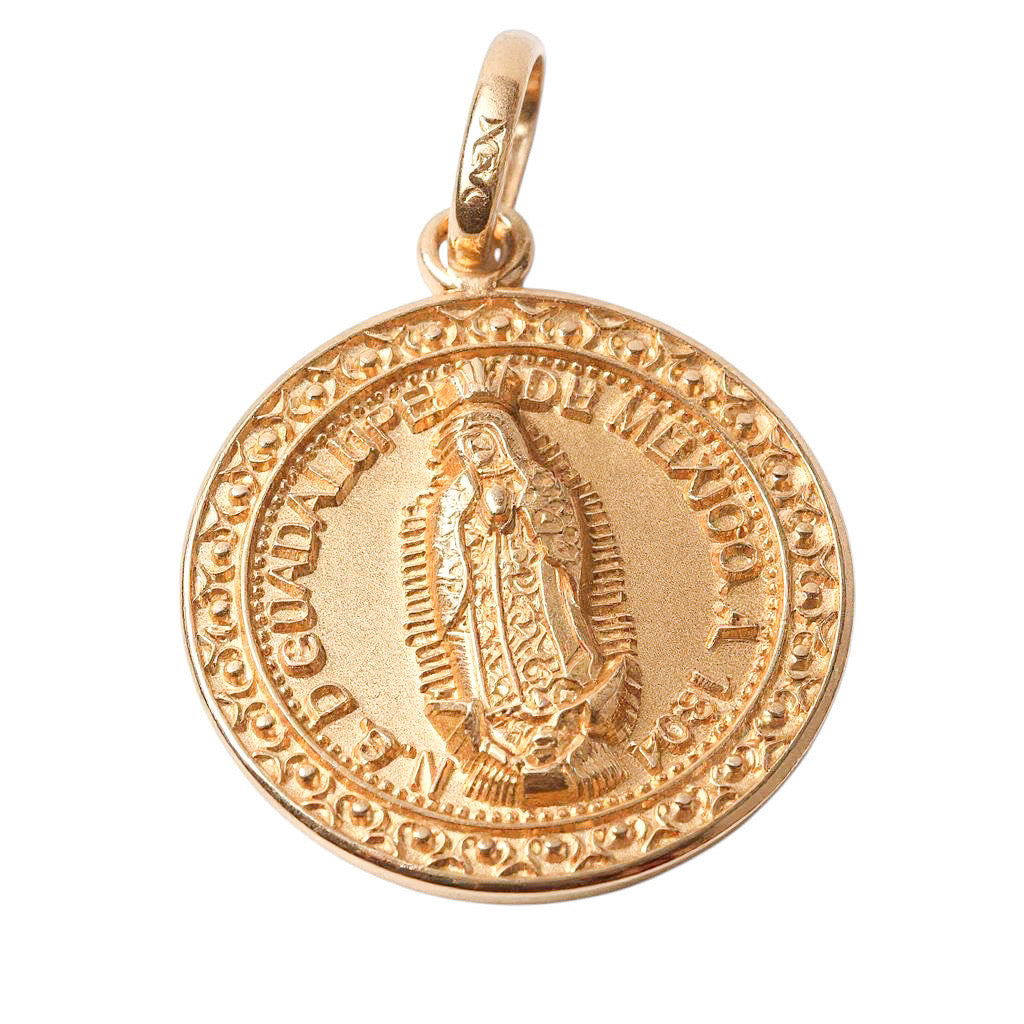 MEDALLA GUADALUPANA ORO