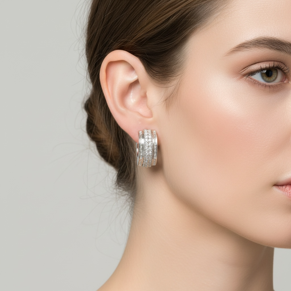 ARETES RECTANGULARES DIAMANTES