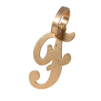 DIJE INICIALES ORO "F" Cursiva
