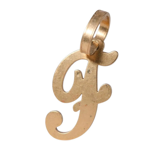 DIJE INICIALES ORO "F" Cursiva